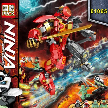 

New 623pcs Ninja Fire Stone Mecha Robot Model Building Blocks 71720 Ninjagoes Bricks Toys for Children