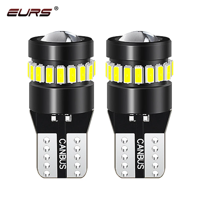 6x T10 W5W светодиодный свет DC12V 6500K для очистки автомобиля лампы 360 градусов номерной