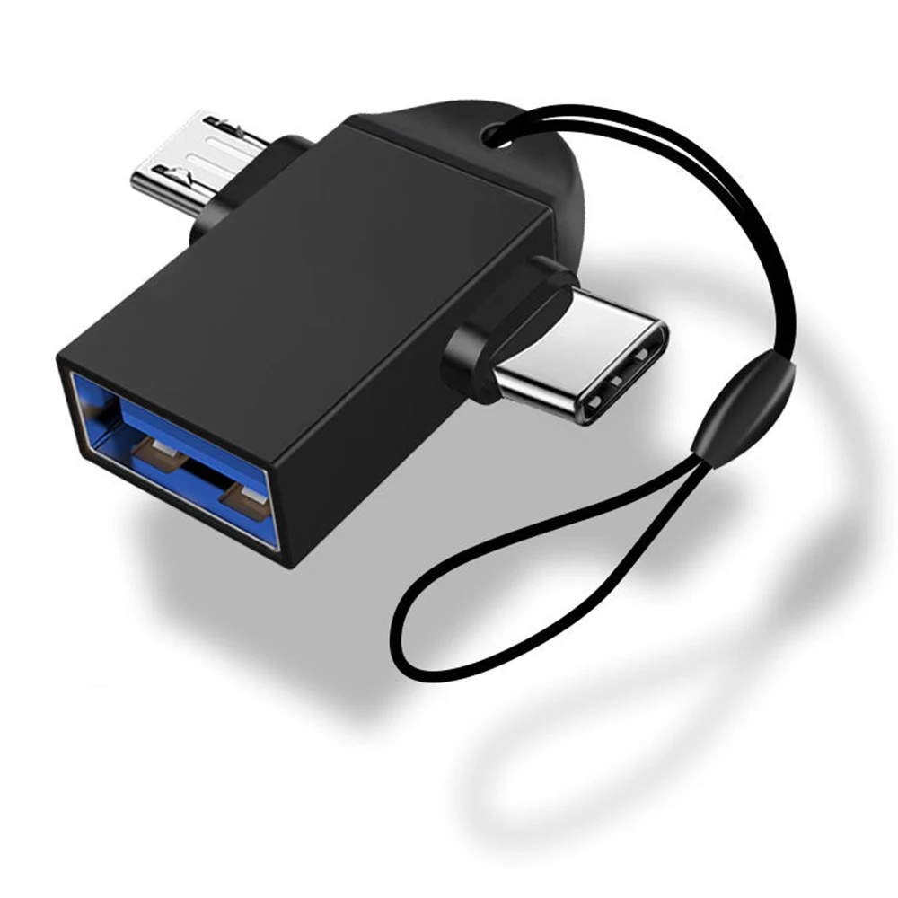 OTG Тип C и микро адаптер 2 в 1 Otg Usb конвертер 3 0 флэш диск мышь разъем для смартфона