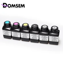 DOMSEM УФ чернила подходят для Epson 1390 L800 1400 1410 1430 1500W R280 R290 R330 L1800 L805 УФ чернила для принтера 2 бутылки/наборы для ухода за кожей
