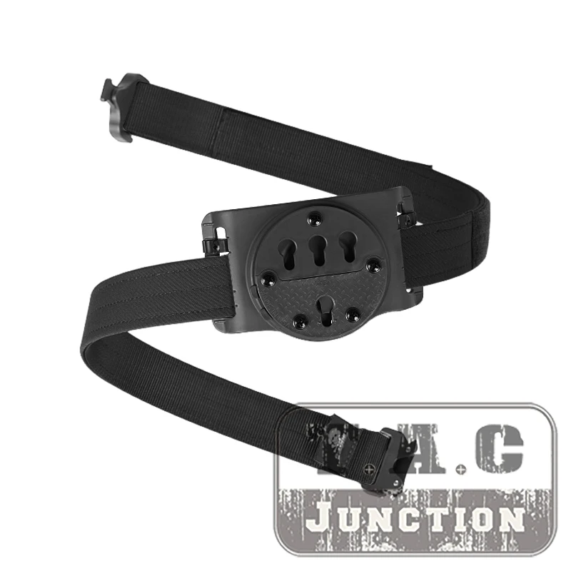 

Tactical GCA37 Belt Slide Holster Mount Adapter Platform For RTI Pistol Holster Fits 1.5" - 2.25" Belt Adjustable RTI Belt Slide
