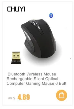 CHUYI Беспроводная Bluetooth мышь эргономичная Вертикальная компьютерная Mice1600DPI оптическая Mause 5D игровая здоровая мышь для ноутбука PC Gamer