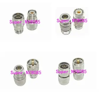 

5pcs N to UHF PL259 SO239 Male Plug & Female Jack RF adapter connector Straight