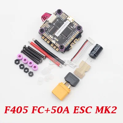 Контроллер полета Diatone MAMBA F405 40A4in1 MK2 и 40A 3 6S DSHOT600 бесщеточный ESC для