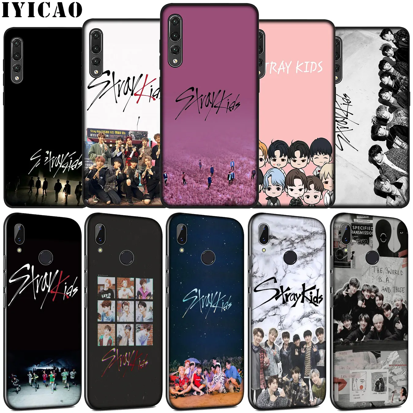 Мягкий силиконовый чехол для телефона IYICAO Stray Kids KPOP Huawei P30 P20 Pro P10 P9 Lite Mini 2017 2016 P Smart Z