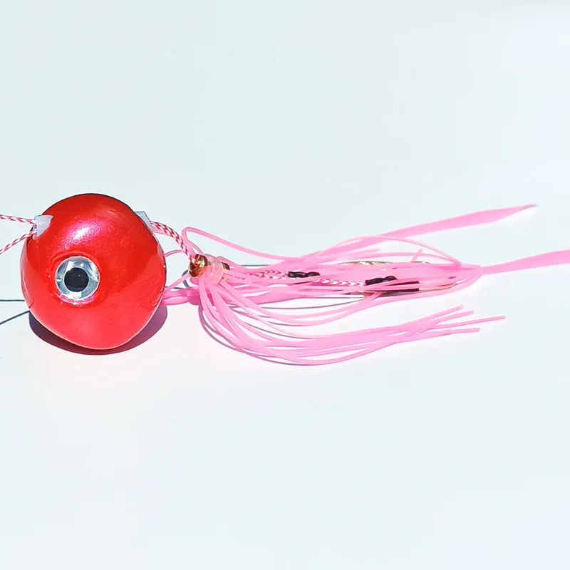 1 шт. 150 г/120 г/100 г/80 г/60 г/40 г Pesca Slider Snapper/Sea bream джиг голова с юбкой свинцовый