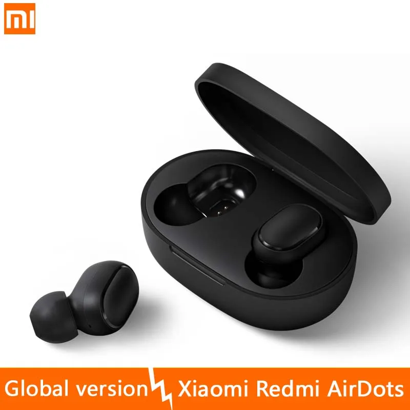 Оригинальный Xiaomi Redmi AirDots беспроводной Bluetooth 5 0 гарнитура в ухо стерео бас Headsetc Mi