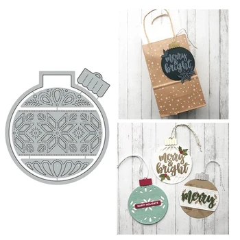 

2020 New Metal Cutting Dies and Scrapbooking For Paper Making Christmas Ornamental Bundle Embossing Frame Card Craft No Stamps