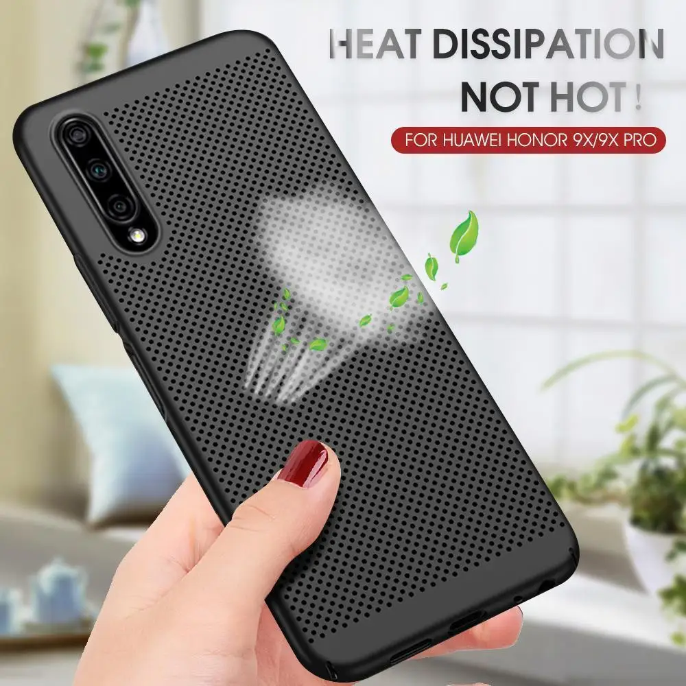 

Ultra Thin Heat Dissipation Phone Case For Honor 20 20S 9X 8X 7C 7A Protect Cover For Huawei P30 P20 P10 Honor 8 10 20 Lite RU