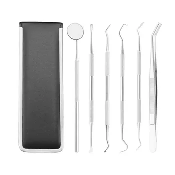 

Pet Dog Dental Tool Kit Stainless Steel Teeth Cleaning Dental Care Tools Kits Oral Care Set with Tooth Scraper Tartar Dental