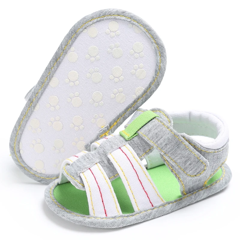 Cute Baby Boy Girls Soft Sole Canvas Kids Crib Shoes Toddler Newborn Infants Summer Sandals Shoes