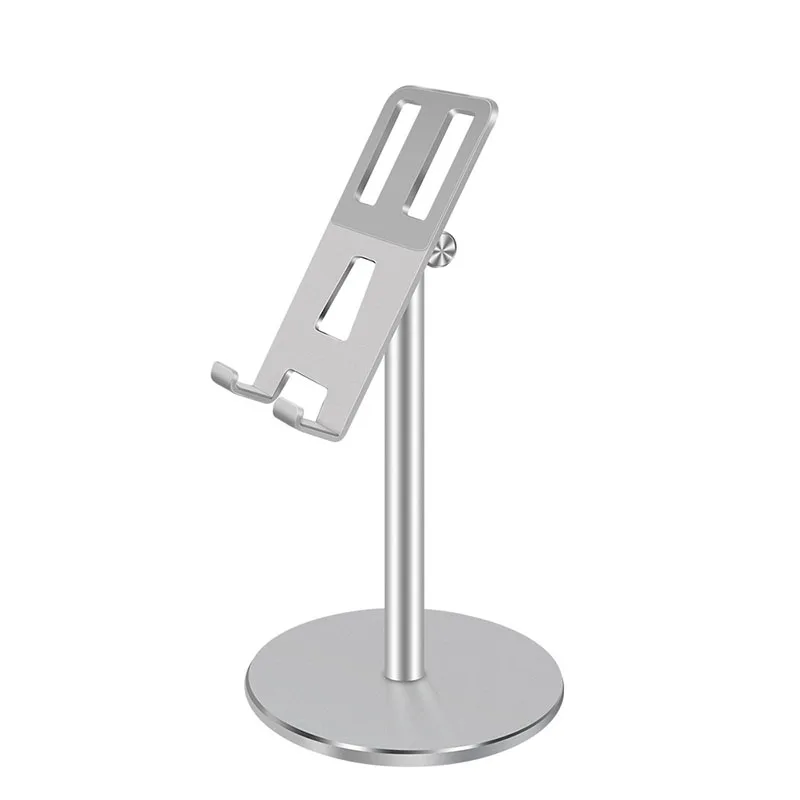 01 Aluminum Alloy Tablet Phone Holder Adjustable Tablet Desktop stand For iPhone X Mobile Phone Mount For iPad Air Pro 10.5 Stand - Цвет: 01