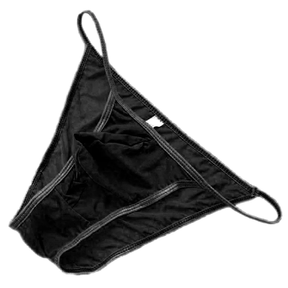 

Translucent Underpants G-String Men Knickers Solid color Bulge Pouch Panties Bikini T-back