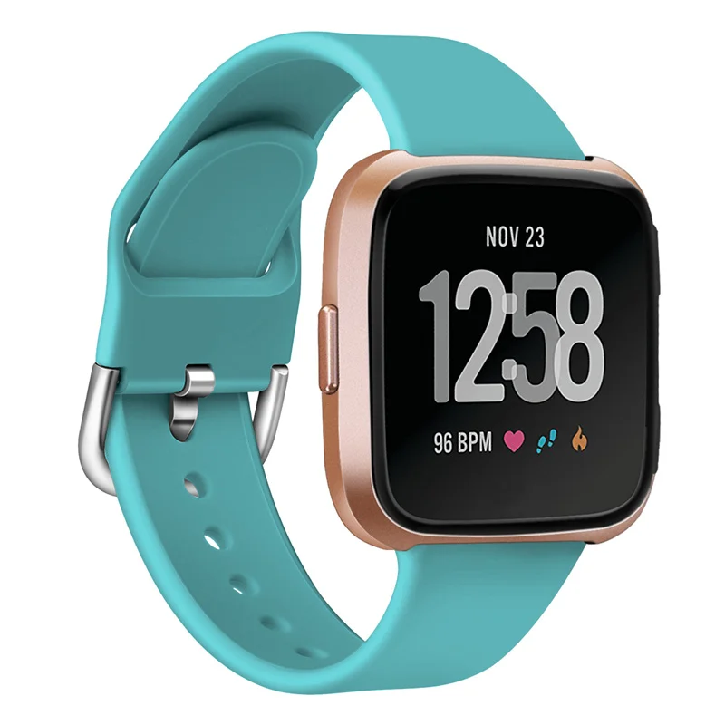 Замена Fitbit versa, ремешок Ремешок силиконовый браслет из дышащего материала, сменный спортивный ремешок для Fitbit часы Versa 61017 - Цвет ремешка: 4