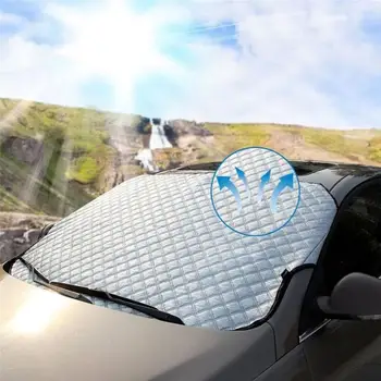 

187x95cm Car Window Windshield Waterproof Sun Shade Snow Frost Cover Protector Keep Your Vehicle Cool And Damage Free