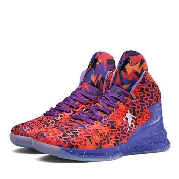 

Unisex High-top Basketball Shoes Men Shockproof Fitness Athletic Shoes Women Breathable Antiskid Sneakers Basketball Boots