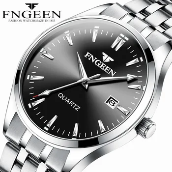 

FNGEEN Series Watch Men Quartz Watches Montre Homme Stainless Steel Brand Luxury Sport Chronograph Men Clock Relogio Masculino