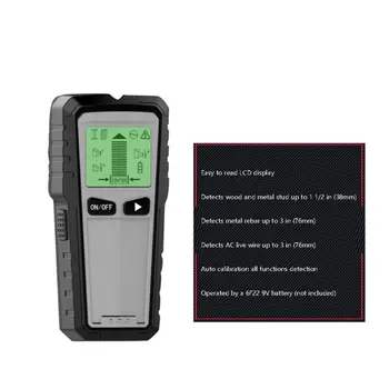

OOTDTY Multi Function Stud Scanner Electronic Wall Detector Finder with Digital LCD