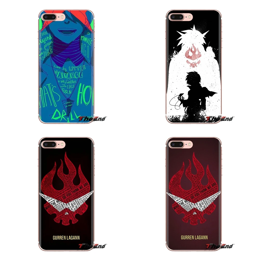 Soft Silicone Case Anime Tengen toppa gurren lagann For Xiaomi Mi6 Mi 6 A1 Max Mix 2 5X 6X Redmi Note 5 5A 4X 4A A4 4 3 Plus Pro |