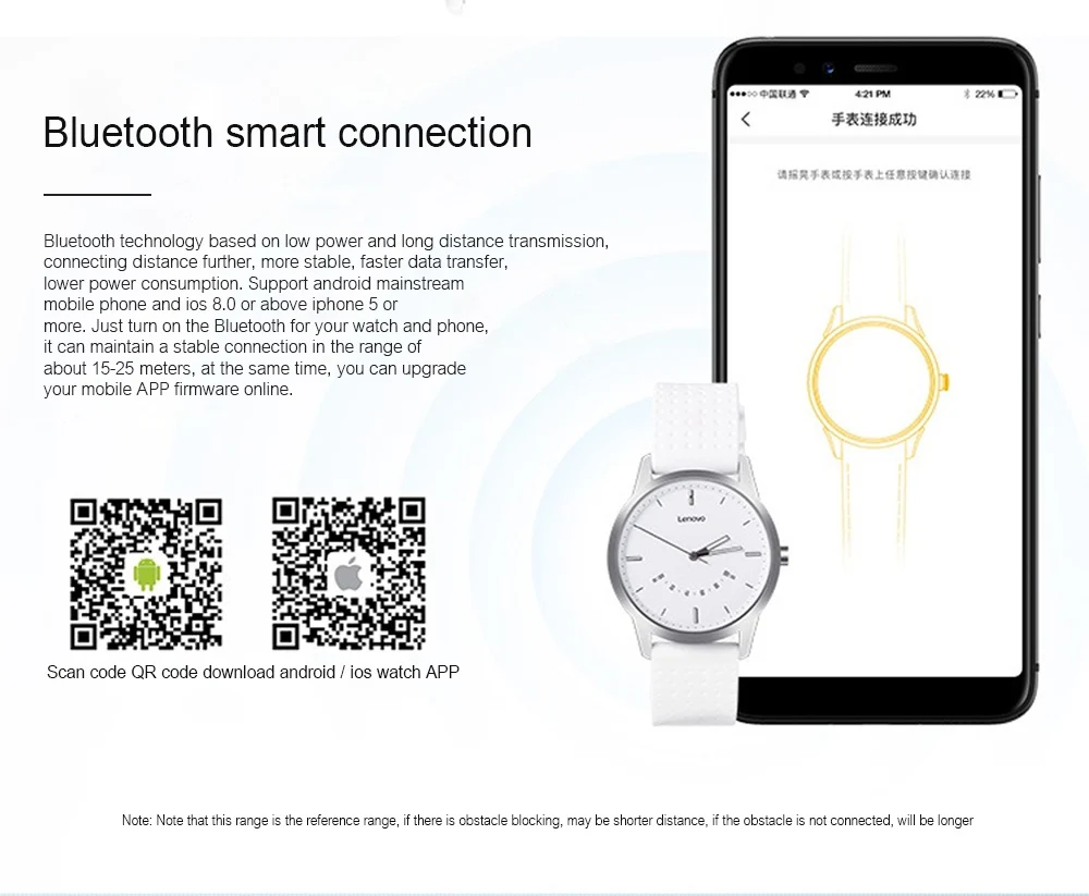 Lenovo Смарт часы модные часы 9 сапфировое стекло Smartwatch 50 м водонепроницаемый мониторинг сердечного ритма звонки напоминание информации