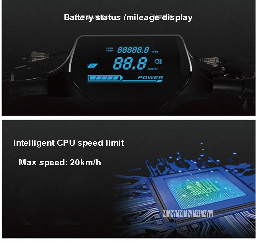 Электрический велосипед мини складной Смарт Bluetooth динамик 7Ah 48 в 300 Вт красный/синий алюминиевый сплав для взрослых 20 км/ч город/Дорога/Горный e-Bike