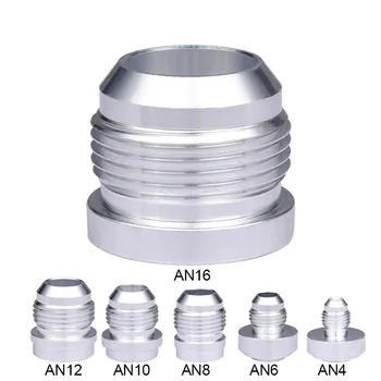 

6an An4 6 8 10 12-An Straight Thread Swivel Oil/Fuel/Gas Line Hose End Male Fitting Adaptor An Weld On Bung Billet Fittings