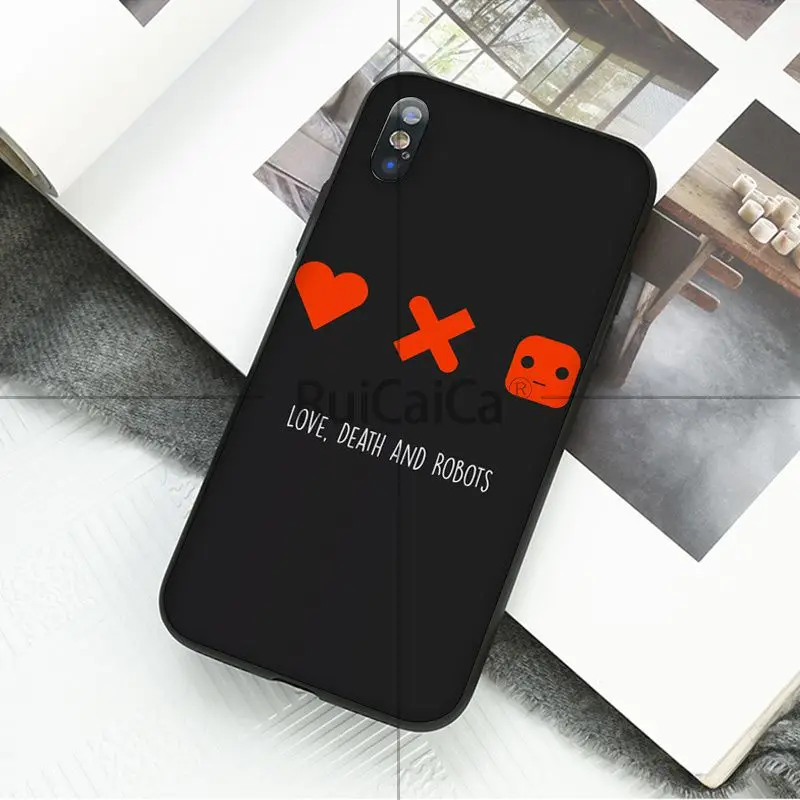 Чехол Ruicaica Love Death and Robots для мобильных телефонов Apple iPhone 8 7 6 6S Plus X XS MAX 5 5S SE XR