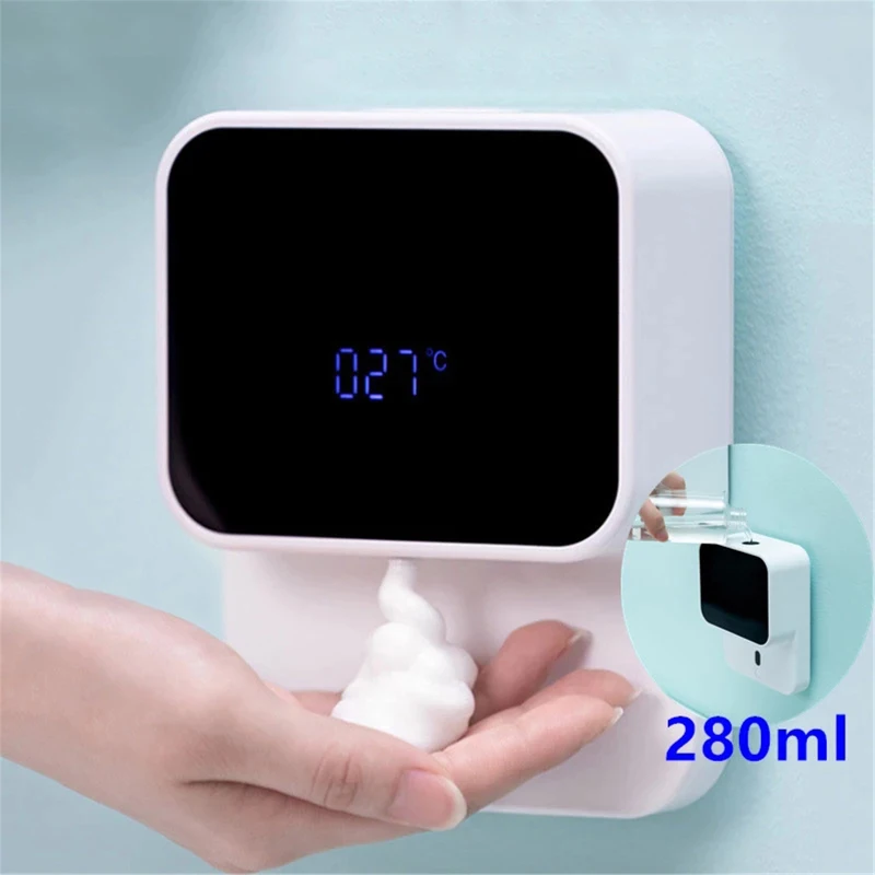 

LED Display Automatic Induction Foaming Hand Washer Sensor Foam Household Infrared Sensor For Homes Mall WC