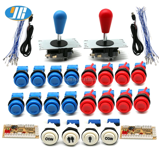 Micro switch For Arcade DIY Kit Parts 8 Pcs/lot HAPP Style Arcade Push Buttons