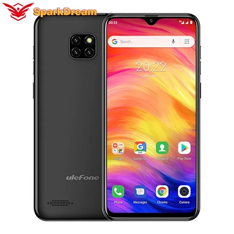 Чехол накладка Ulefone Note 7 смартфон 6 1 Inch в виде капли воды Экран 19:9 Гб + 16 MT6580A 4 ядра