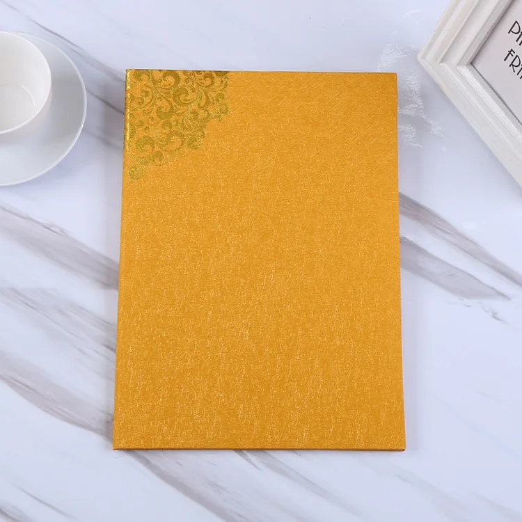 

Customizable Award Winning Certificate Seal Case 6k Gold Thick Dull Polish Special Paper Auspicious Cloud Pattern Bronze 8 K Let