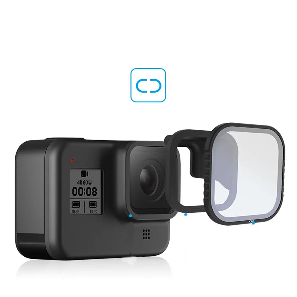Набор фильтров для объектива камеры CPL ND8 16 32 Магнитный защитный чехол Gopro Hero 8