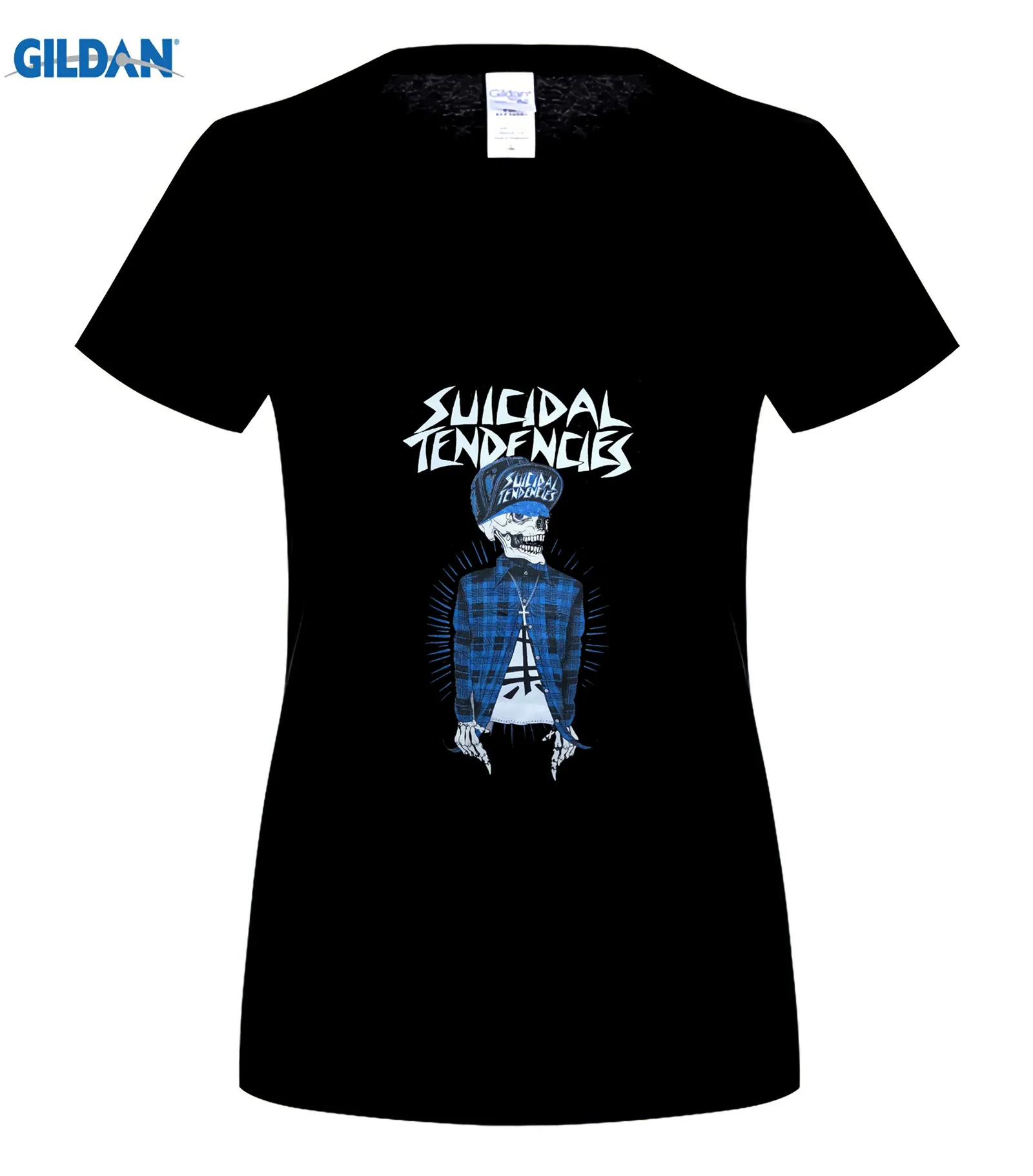 Суицидные тенденции-Vato темно-серый-Официальная футболка- s m L XL 2XL топ s m en футболка - Цвет: women black