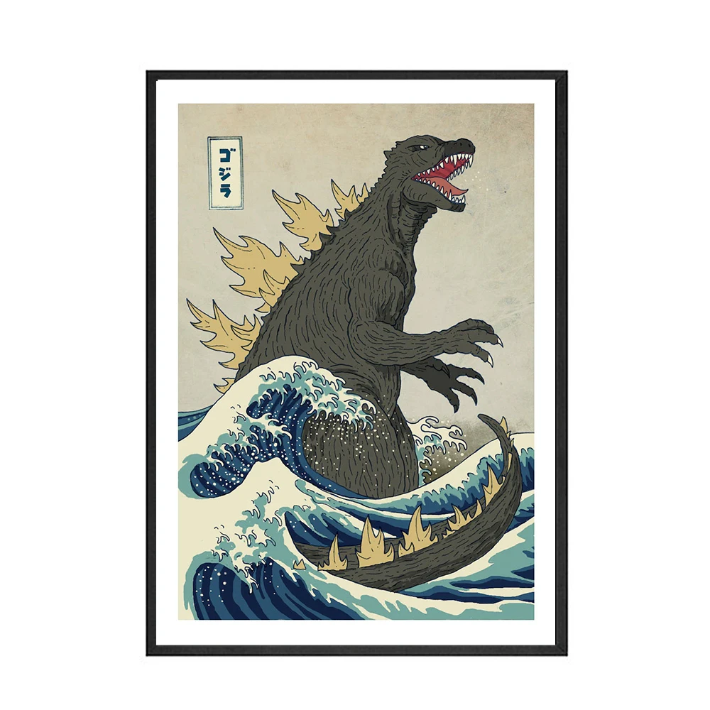 Kids-Room-Poster-The-Great-Beast-Off-Kanagawa-Art-Print-Poster-Boy-room-Decor-Wall-Canvas (3)