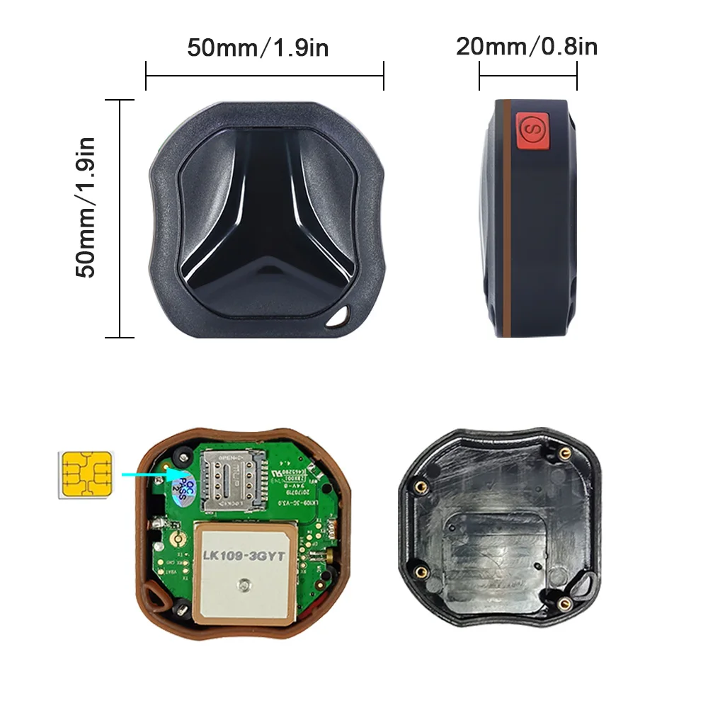 Портативный мини 3g персональный домашний gps-трекер lk109-3g голосовой монитор SOS один клик для пожилых людей геофенс отслеживание в реальном времени локатор