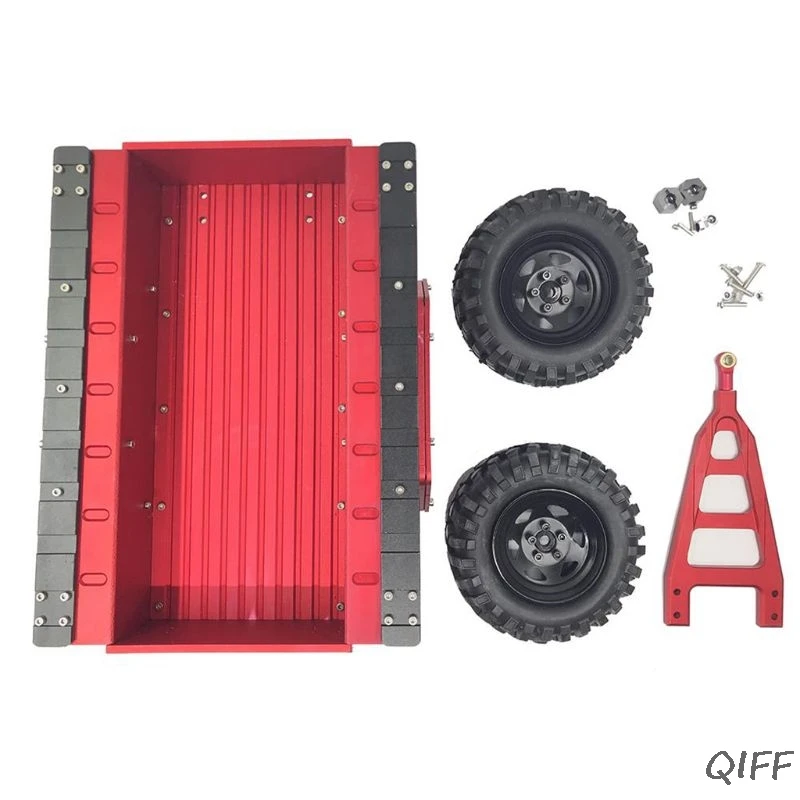 Металлический прицеп для TRX4 D90 SCX10 1/10 4WD RC автомобилей запчасти