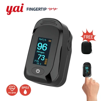 

YAI Oximeter Pulse Oximeter Fingertip oximeters Digital OLED Display for Gauging Pulse Rate Blood Oxygen Saturation&Storage Case