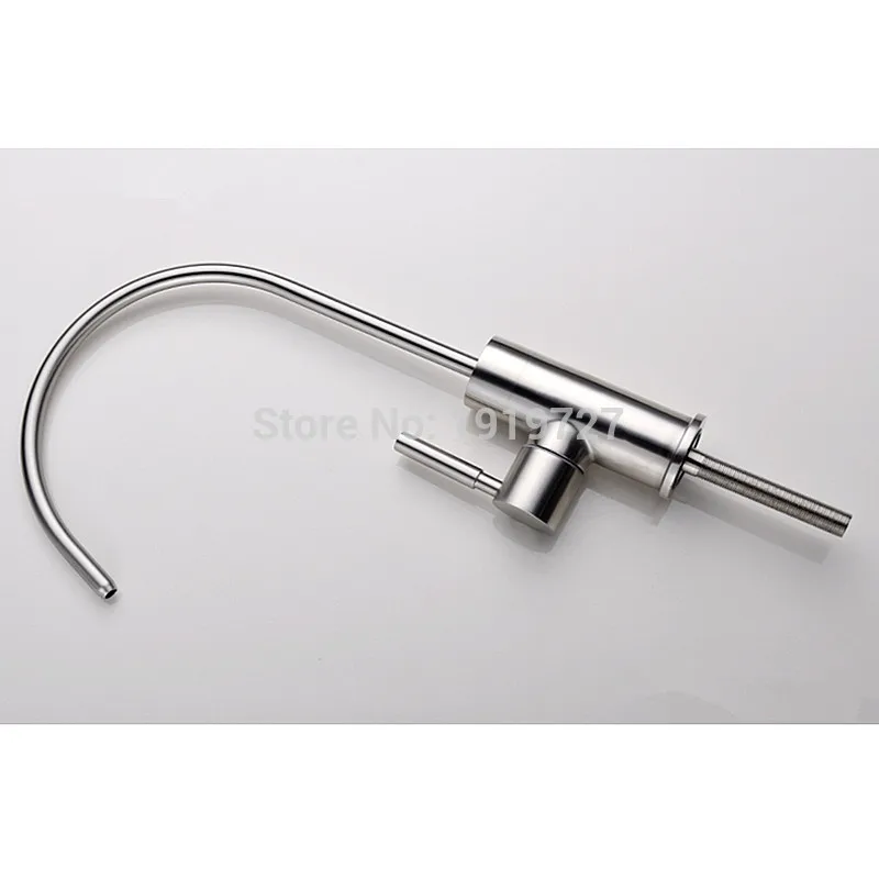 Vidric Best Modern Brushed Nickel Single Handle Kitchen Sink Dispenser Drinking Water Filter Faucet Stainless Steel Filtration F