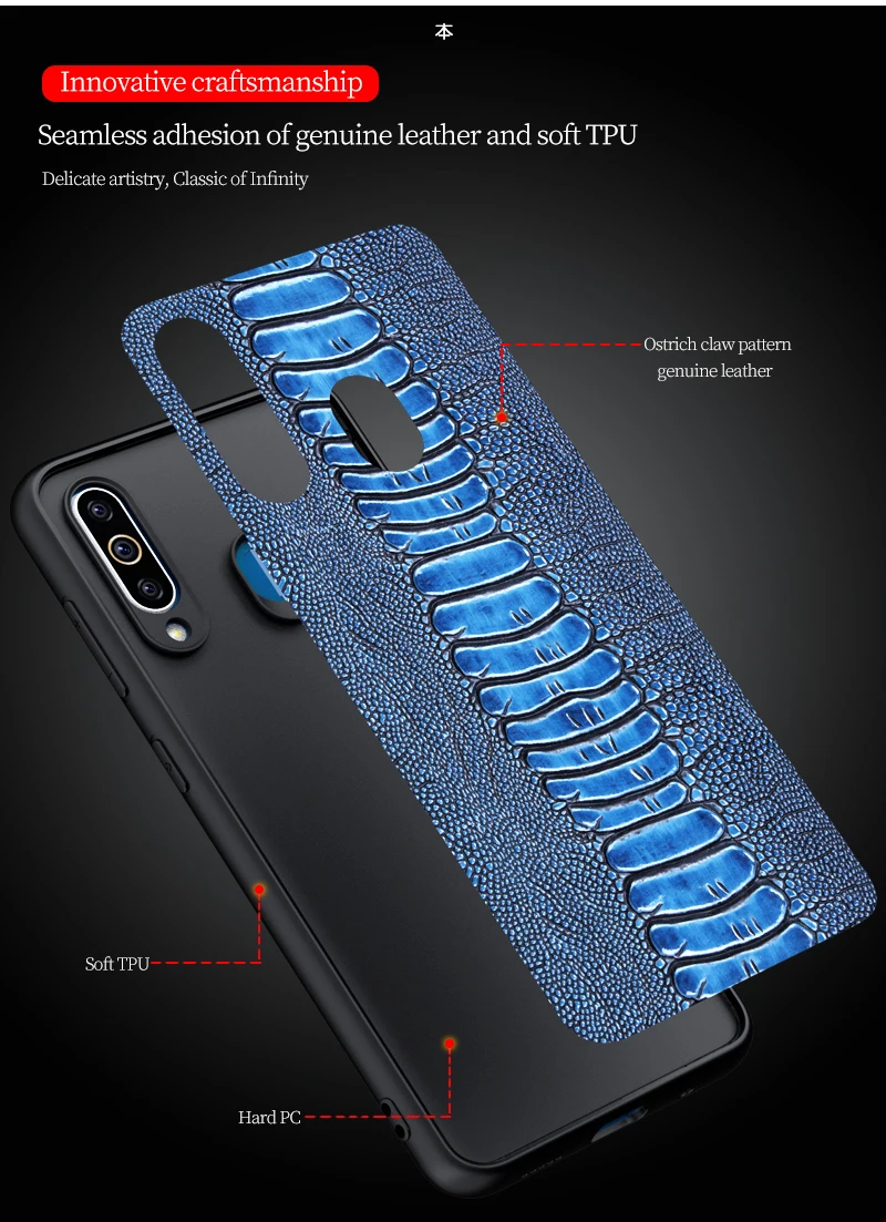 Для samsung Galaxy A50 чехол противоударный A10 A20 A30 A60 A70 A80 задняя крышка из натуральной кожи защитные чехлы A10e A20e чехол