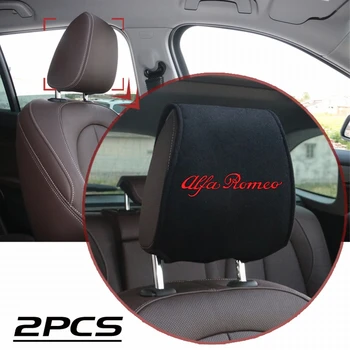 

2pcs Car Head Restraint Auto Headrest Travel Neck Support Holder Automobiles Seat Covers for alfa romeo 159 147