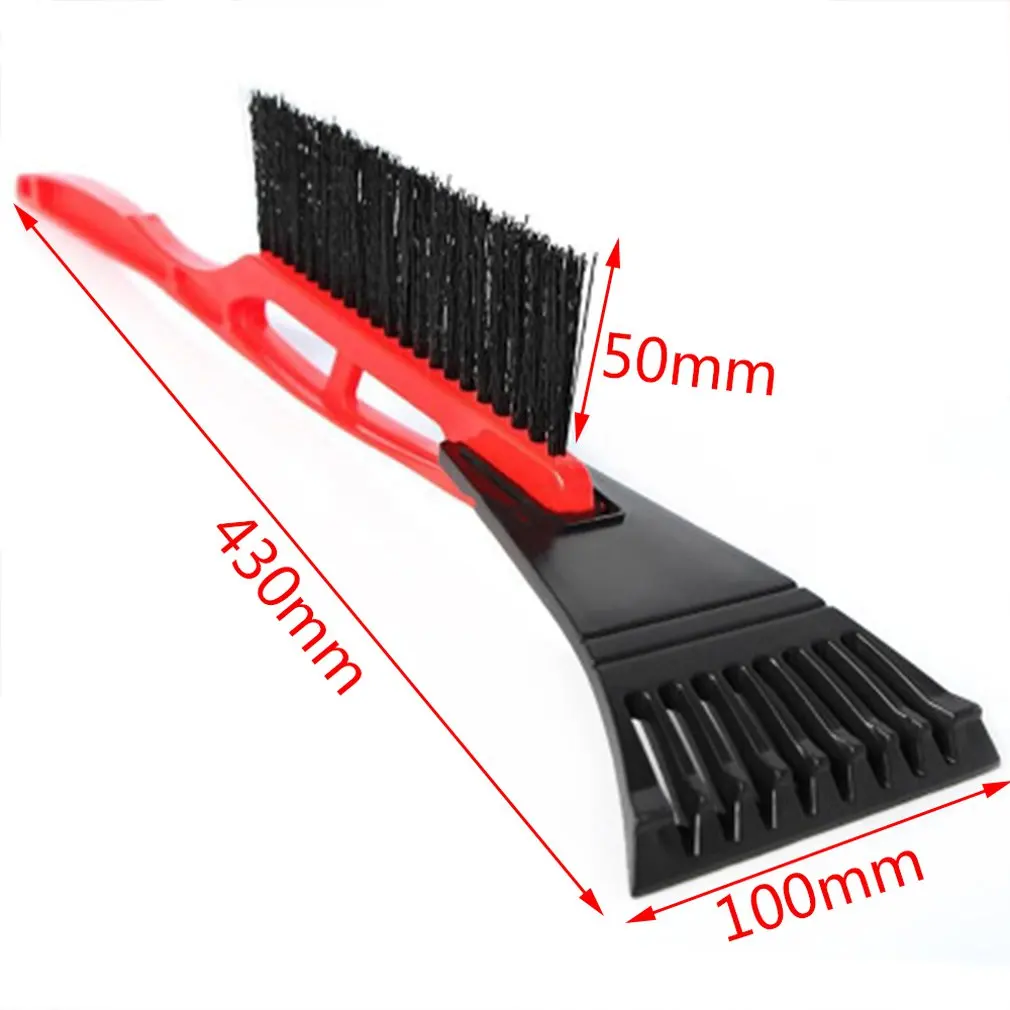 Winter Snow Ice Scraper Brush Sturdy Grip Car Frost Remover Auto Snow Shovel Windshield and Window Cleaner Tool