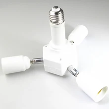 E27 1 база на 4 гнезда светодиодный светильник разделитель ламп адаптер лампы диспенсер 110 V-230 V