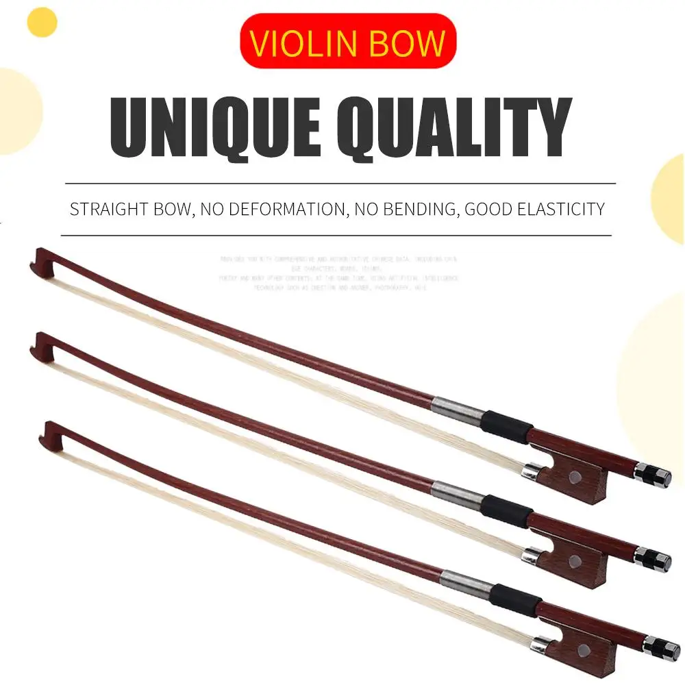 

1PCS Durable Practice Bow 1/8 1/4 Violin Bow Children Learn Musical Instruments Octagonal bow Violin accessories