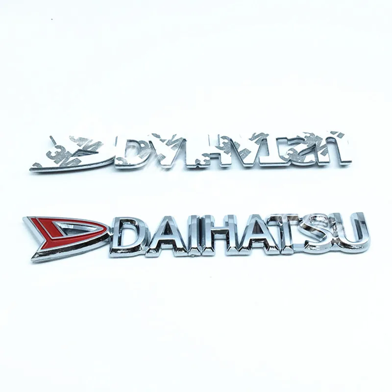 DAIHATSU ABS пластик хром авто задний багажник номер/буква логотип значок эмблема наклейка автомобиля Стайлинг авто аксессуары