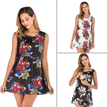 

2020 Maternity Photography Props Vestidos Nursing Pregnancy Dress Clothes Pregnant Clothes Women Sundress Breastfeeding Dresses