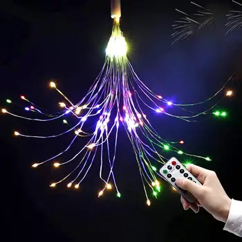 

120LED Firework Light Fairy String Fairy Garland Durable Landscape Lamp Garden Yard Romantic Super Bright Parties Festival