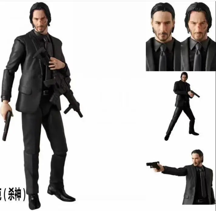 17 см John Wick Chapter 2 фигурка игрушки кукла Рождественский подарок с коробкой