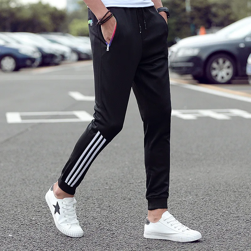 LBL Men Pants Striped Jogger Autumn Casual Mens Sweatpants Sportswear ...