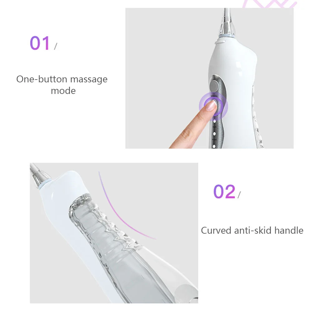 Профессиональный ирригатор для полости рта портативный водный стоматологический Flosser для чистки зубов мундштук для рта очищающее средство для зубов и полости рта зубные щетки Инструменты
