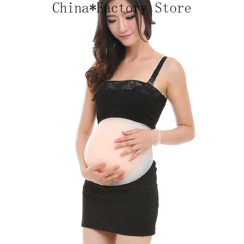 1800g False Silicone Pregnant Belly Tummy Baby Bump 5 7 Months Soft Belly  bodysuit men  belly fat  tummy tuck